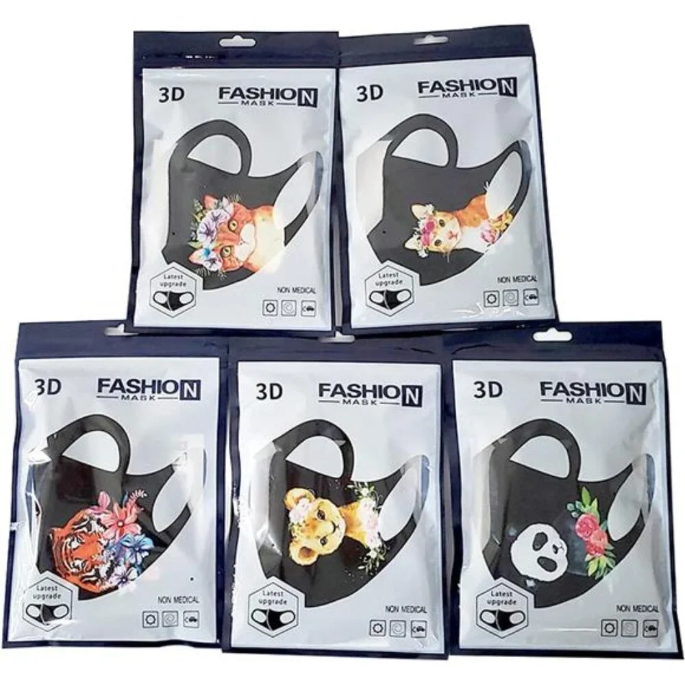 Washable Face Masks, Reusable, Ice Silk Cotton Cloth Masks
